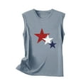thumbnail image 5 of 4th of July Tank Tops for Women Star Print American Flag T-Shirt Casual Sleeveless 2024 Summer Patriotic Tee Shirts, 5 of 5
