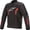 Black/Fluorescent Red, variant on Alpinestars AST Air v2 Men's Street Motorcycle Jackets - Fluorescent Yellow/Black / Small