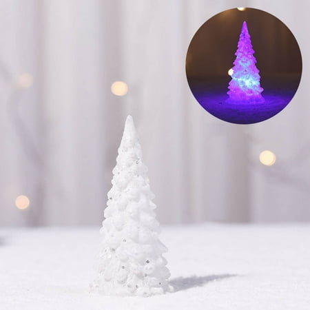 

Ycolew Hoom Decora Wall Decor Clearance Decor 1 Piece Christmas Tree Colorful LED Acrylic Night Light Christmas Decoration Gift Room Decor