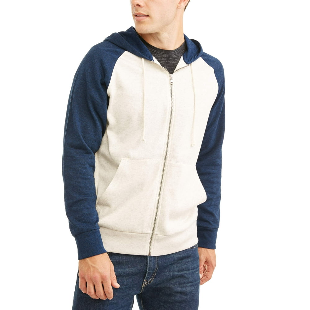 GEORGE - George Men's Fashion Full Zip Hoodie Up To Size 3Xl - Walmart ...