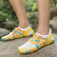 thumbnail image 4 of Women's Mesh Color Block Lightweight Wedge Running Shoes Running Sneakers Green 40, 4 of 7