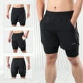 thumbnail image 3 of Running Men 2 In 1 Running Shorts Quick Drying Breathable Active Training Exercise Jogging Marathon Cycle Shorts, 3 of 7