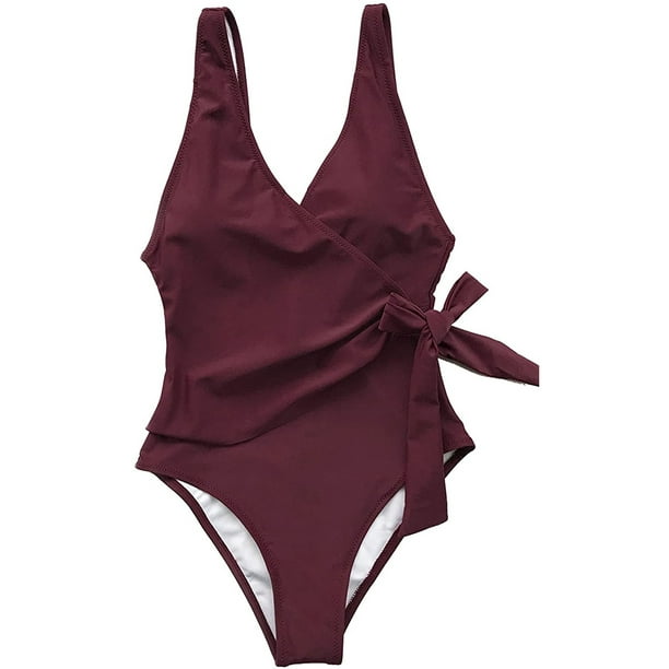 BeautyIn One Piece Swimsuits Tummy Control Bathing Suits Modest