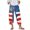 Dark Blue#3, variant on Tnhcen Women's Spring Autumn Wide Leg Pants - Patriotic Print Loose Fit Casual Trousers Pre Shrunk Spacious Cut S-5XL Sizes for Patriotic Spirit & Comfort