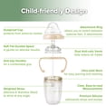thumbnail image 4 of Pajita pesada Sippy Cup haakaa de 250 ml para niños de más de 6 meses, color melocotón, 4 of 9