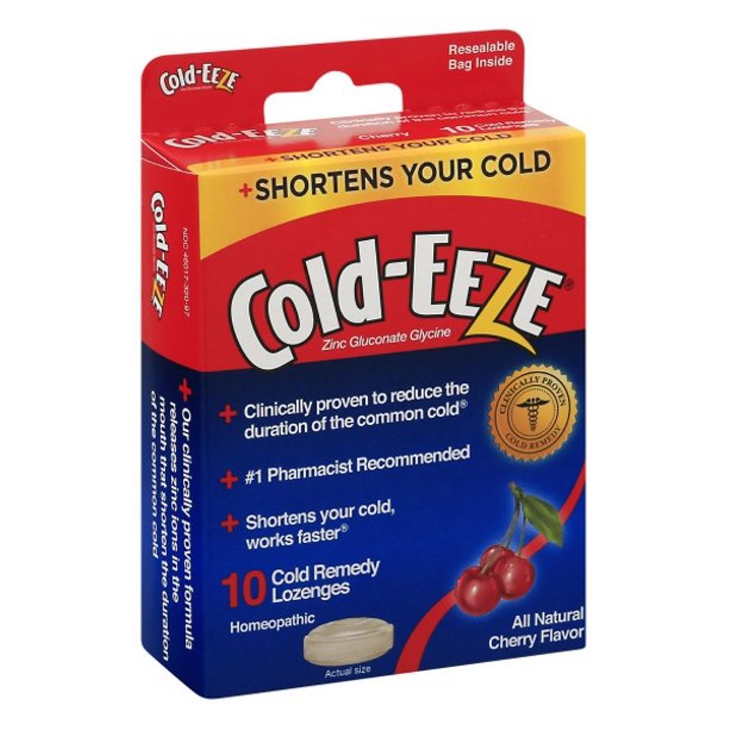 ColdEeze Cold Remedy Lozenges, Clinically Proven to Reduce the