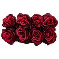 thumbnail image 3 of Nearly Natural 1510-BG Roses Arrangement en Vase Noir&44; Beige, 3 of 3