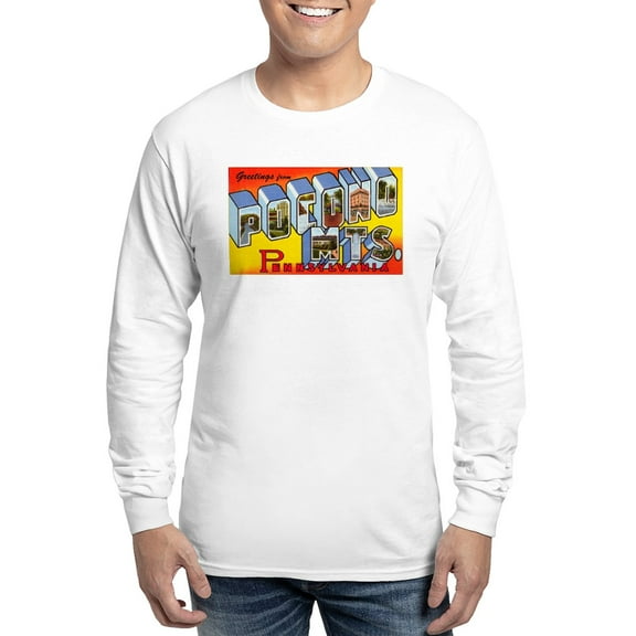 CafePress - Pocono Mts Pennsylvania Long Sleeve T Shirt - Unisex Cotton Long Sleeve T-Shirt