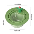 thumbnail image 5 of 2 coladores de fregadero de cocina con forma de cactus, cesta de descarga automática, multifuncionales, para uso doméstico, cesta de drenaje, filtro de red, cesta de elevación, filtros de drenaje de r, 5 of 5