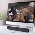thumbnail image 5 of DOSS Computer Speaker, Sound Bar for TV with HD Stereo Sound and Subwoofer, Aux-in, USB disk, and TF card Input, Wireless Bluetooth 5.0 Speakers for Desktop, Laptop, Phone, Gaming, 5 of 7