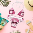 thumbnail image 6 of Pink Monkey Gorilla Detachable Sponge Adjustable Strap Bikini Set Two-Pack - Ideal for Beach & Pool Parties, 6 of 6