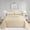 Beige, variant on 3 Piece Lightweight Quilted Bedspread Set, Breathable Floral Damask Bedding with Pillow Shams, Machine Washable All Season Quilt for Queen/King Bed