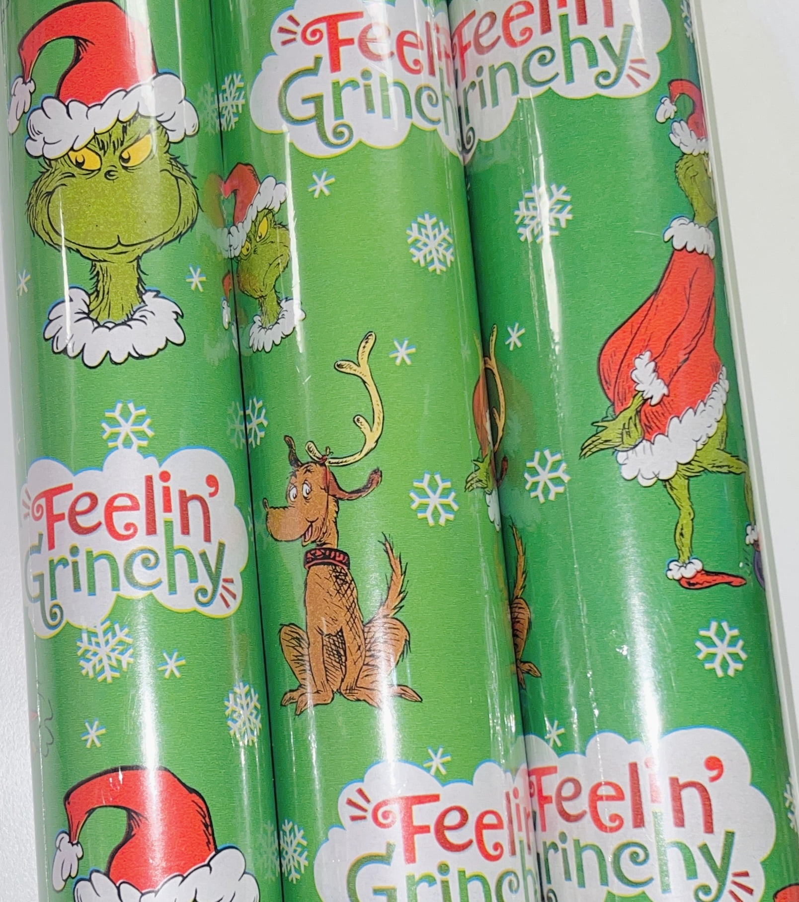 Grinch Stole Christmas Wrapping Paper 