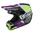 thumbnail image 1 of Troy Lee Designs SE5 Quattro White Glo Green Composite Helmet size Small, 1 of 4