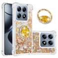 thumbnail image 1 of Case for FOXDOCK Xiaomi Poco X5 Pro Glitter Zipper Wallet Case with Short Hand Strap, 1 of 4