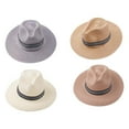 thumbnail image 5 of Mens Ladies Foldable Straw Panama * Sun Hat Summer Beach Floppy * Hot H6, 5 of 5
