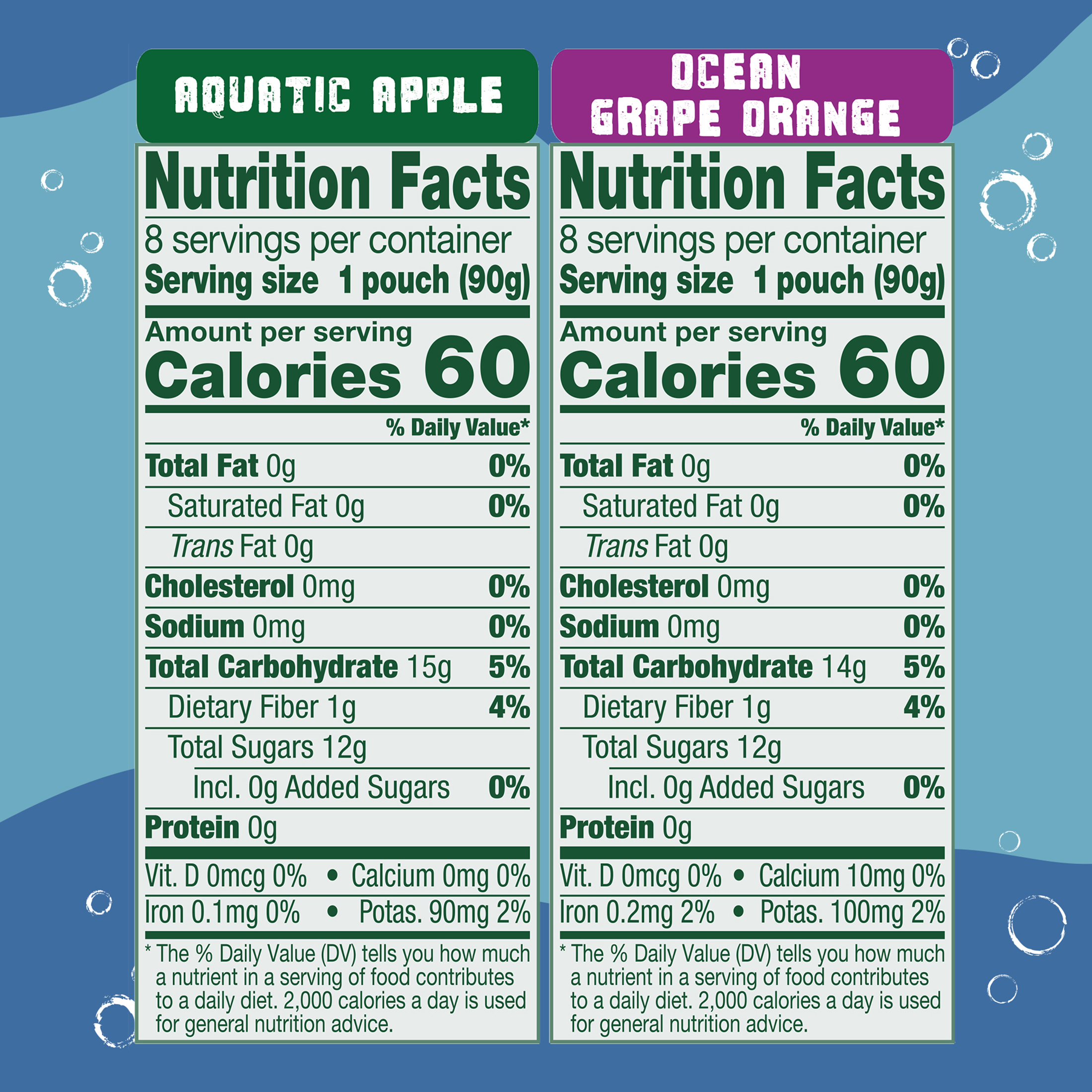 GoGo squeeZ No Sugar Added Apple Grape Orange Applesauce Variety Pouches, 3.2 oz (16 Pack)