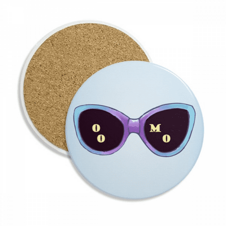 

Colorized Illustration Pattern Sun Glasses Coaster Cup Mug Tabletop Protection Absorbent Stone