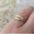 thumbnail image 2 of RSAMD Fashion Women Flower Carved Mama Letter Ring Birthday Mothers Day Gift Jewelry-Gold-7, 2 of 4