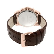Mens Armani Exchange Outerbanks Leather Strap Chronograph Watch AX2508