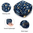 thumbnail image 3 of Hanukkah Sanitary Napkin Purse Period Bag Small Storage Travel Security Pouch Case, 3 of 6
