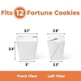 thumbnail image 6 of Fit Meal Prep 16 oz Chinese Take Out Boxes 50 Pack Plain White Paperboard Food Containers, Leak and Grease Resistant Pint Size Asian Rectangle To Go Boxes, Candy Buffet Box and Party Favors, 6 of 7
