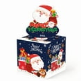 thumbnail image 3 of YIKA Christmas Surprise Santa Gift Money Box Festive Party Decoration For Holiday Christmas Decorations blue, 3 of 4