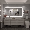 thumbnail image 6 of 60x30 LED Bathroom Mirror, 24V Ultra Bright Backlit Vanity Mirror, Anti-Fog & Shatterproof Tempered Glass, CRI 95+, 6 of 13