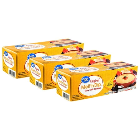 (3 Pack) Great Value Easy Melt Cheese, 32 oz (Best Vegan Cheese For Melting)