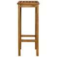 thumbnail image 3 of vidaXL Chaises de Bar 2 Pcs Bois d'Acacia Massif, 3 of 5