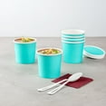 thumbnail image 4 of Restaurantware-Bio Tek 12 Ounce Soup Containers, 200 Durable Soup Bowls - Disposable, Sustainable, Turquoise Paper Cups, Round, For Hot Or Cold Foods, 4 of 11