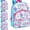 Dancing Daisies Prints Pack, variant on 24 Pack Kids 15" Backpacks for Girls, Bulk 15 inch Backpacks, Fun Patterns, Adjustable Padded Straps (Beautiful Butterflies)