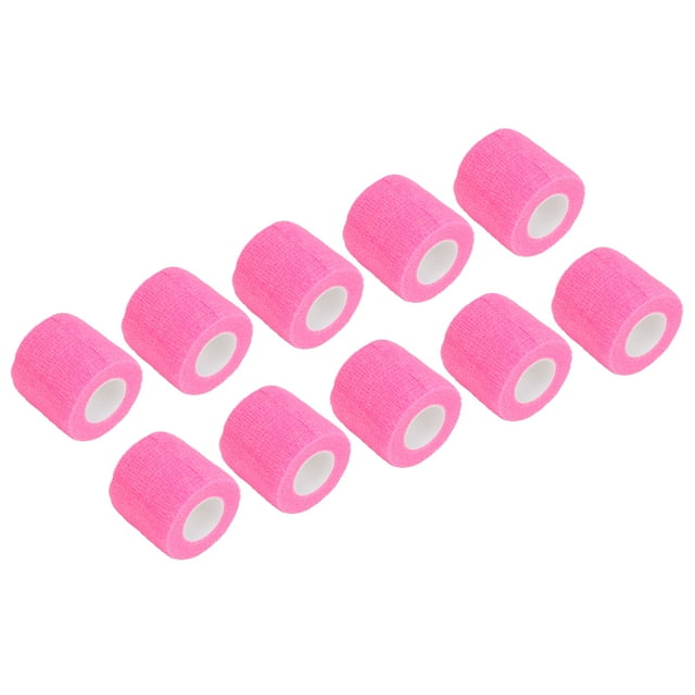 Elastic Bandage, Hand Tearing Disposable Antislip Self Adhering Bandage Wrap For Sports For Wound Dressing Pink