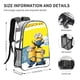 thumbnail image 2 of Minions Mochila transparente temática, resistente y duradera, bolsa see-through para trabajo, deporte, universidad y viaje, 31 × 43 cm, 2 of 6