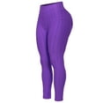 thumbnail image 5 of MixMatchy Women's High Waist Textured Butt Lifting Slimming Workout Leggings Tights, 5 of 6