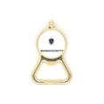 thumbnail image 1 of Massachusetts Flag Profile Beer Bottle Cap Opener Stainless Steel Key Chain, 1 of 3