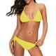 thumbnail image 4 of WILLBEST Trajes de Baño Para Mujer, Conjunto de Bikini Bandeau Con Push-Up, Traje de Baño Brasileño, Traje de Baño de Playa 4638, 4 of 6