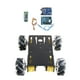 thumbnail image 1 of Chasis de robot 4WD de aleación de aluminio con motor TT y ruedas Mecanum para proyectos de PI y robótica. Bluetooth negro 1: 120, 1 of 6