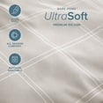thumbnail image 4 of Bare Home Ultra-Soft Sheet Set - Premium 1800 Collection - Deep Pockets - 4-Pieces - California King, Modern Plaid - Stone/White, 4 of 8