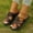 #192-Brown, variant on Wowcloth Roman Thick Sole Slide Sandals for Women – Casual Slip-On with Comfortable Design & Versatile Styling for Home and Travel Footwear