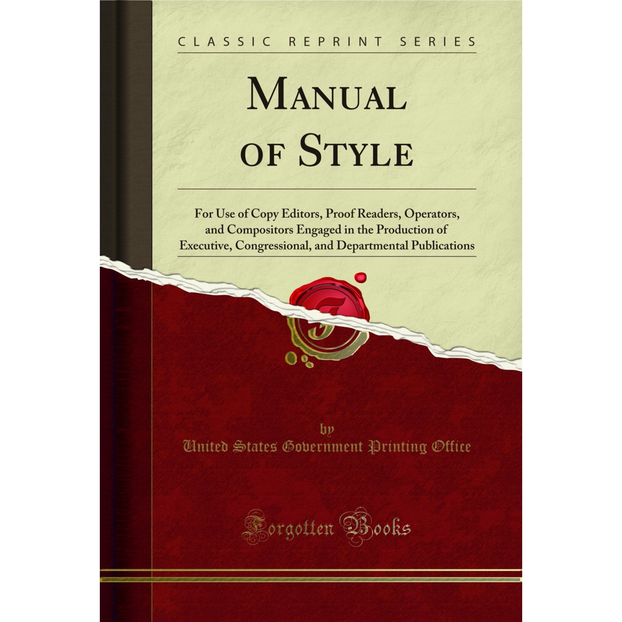 Manual of Style (Classic Reprint)