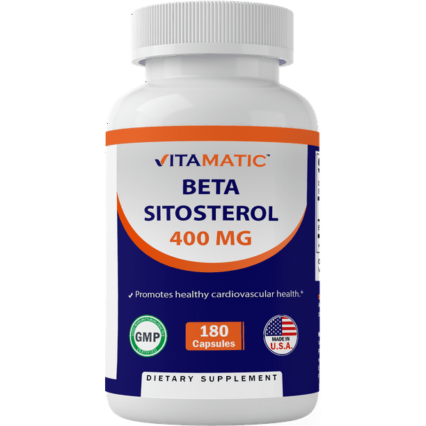 Vitamatic Beta Sitosterol Complex 400 mg 180 Capsules