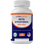 Vitamatic Beta Sitosterol Complex 400 mg 180 Capsules