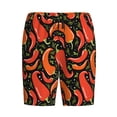 thumbnail image 4 of Easygdp Red Hot Chili Men's Short Pajama Pants, Sleep Shorts, Household Pants, Casual Pants with Pockets - XX-Large, 4 of 9