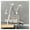 2 Function Nickel, variant on Brass Pot Filler Faucet Deck Mounted Three-Section Extension Folding Kitchen Faucet Triple Joint Swing Arm For Hot And Cold