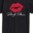 thumbnail image 3 of Marilyn Monroe - Lipstick Kiss Short Sleeve Graphic T-Shirt, 3 of 5