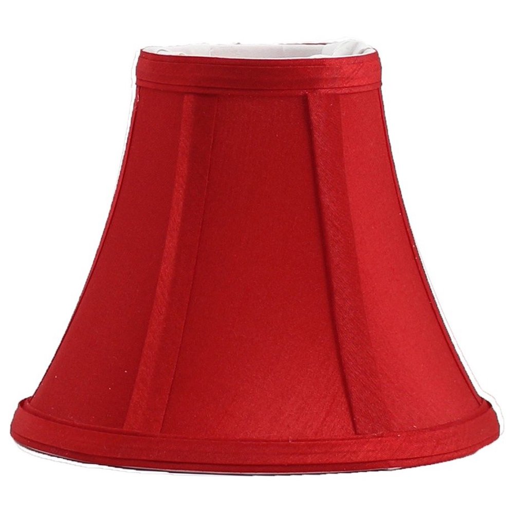 Urbanest Silk Bell Chandelier Lamp Shade, 3x6x5", Red, Single Walmart