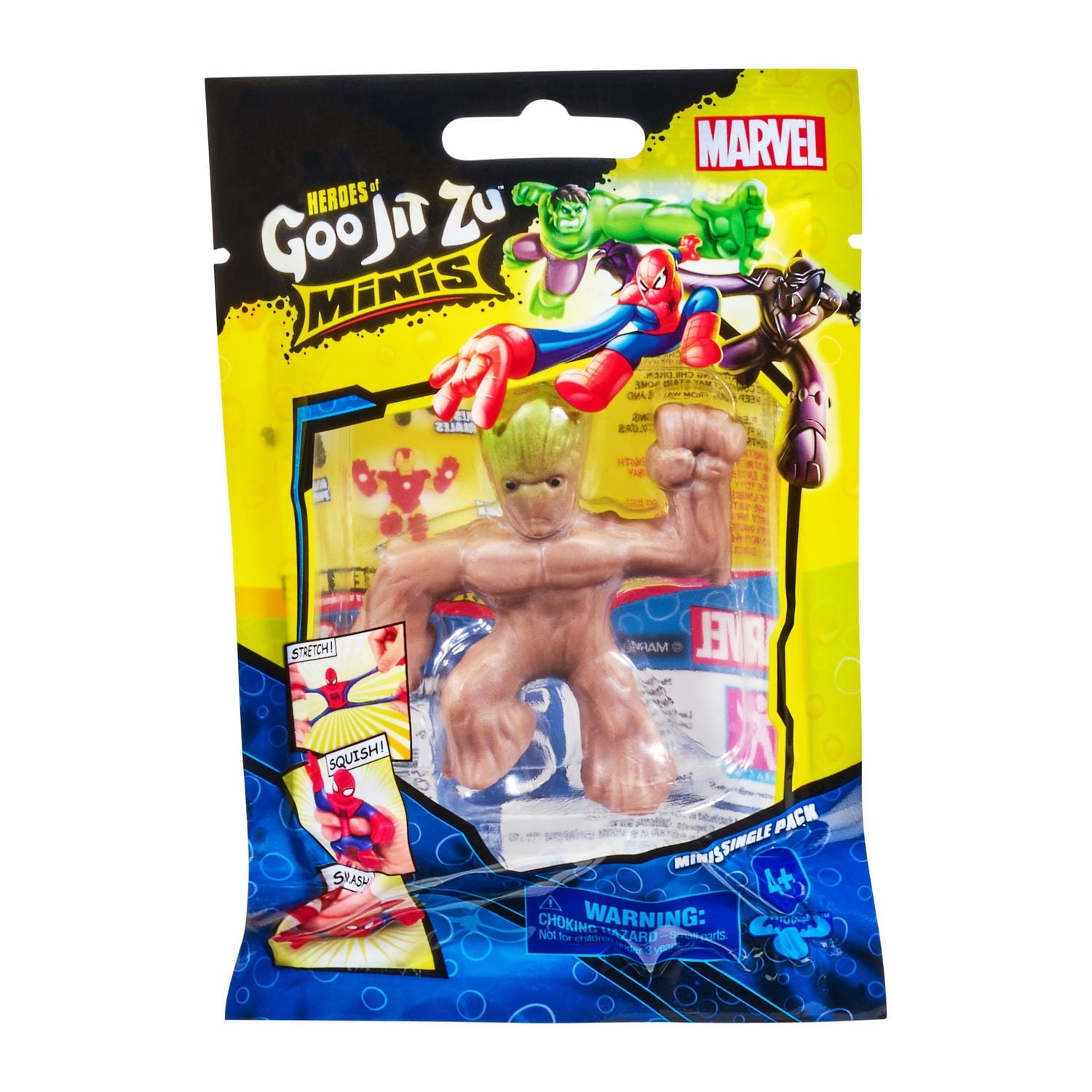 Ensemble Héros de Goo Jit Zu – Mini Héros Marvel
