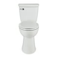 Mainstays Single Flush High Efficiency 2Piece Elongated Ceramic Toilet