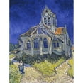 thumbnail image 3 of van Gogh, Vincent 12x14 Black Modern Framed Museum Art Print Titled - The church in Auvers-sur-Oise, view from the Chevet, 3 of 5